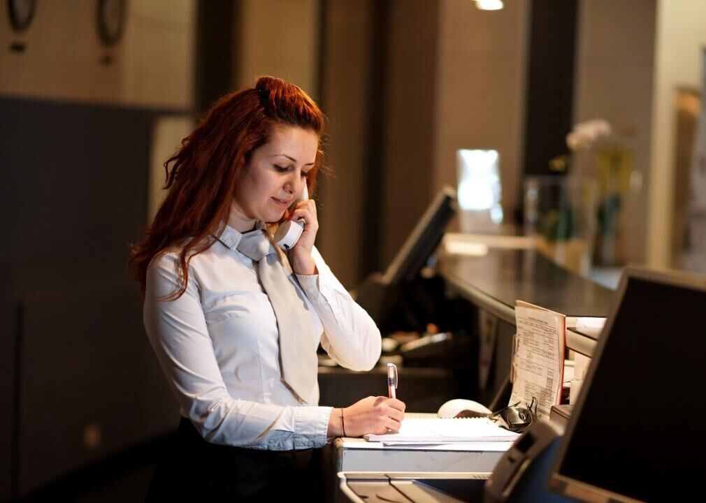 #48. Hotel, motel, and resort desk clerks